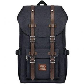 Sac à dos détente Kaukko, poche 15 laptop, 20 L, noir