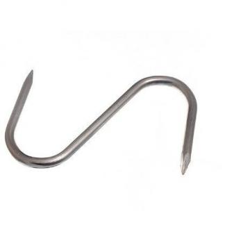 100MM Butchers Pointed S Hook Kitchen Utility Rack