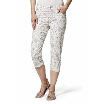 WOMEN’S Tahiti Print Capri Slim Fit Hose – 7/8 Schnitt, Soft Paisley AOP, Gr. 44