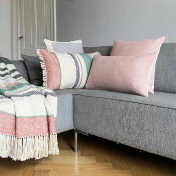 Pastel Boucle Throw by Malagoon