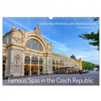 Famous Spas in the Czech Republic (Wall Calendar 2025 DIN A3 landscape) CALVENDO 12 Month Wall Calendar