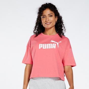 Puma Ess T-shirt Crop Rosa Donna M