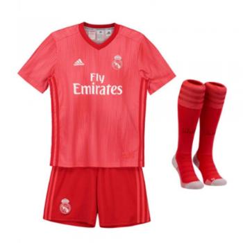 Adidas Kids 18/19 RM 3rd Mini-Equipment – Roter Koralleffekt