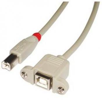LINDY USB 2.0 Verlängerungskabel Typ B, 1m