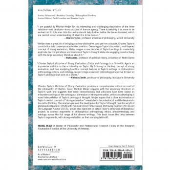 Charles Taylor's Doctrine of Strong Evaluation: Ethics and Ontology in a Scientific Age (Values and Identities: Crossing Philosophical Borders)