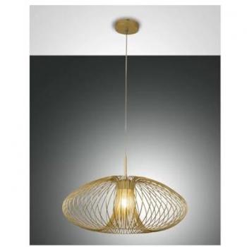 Fabas Luce Fassa Pendelleuchte Ø 60 cm gold edelmatt E27