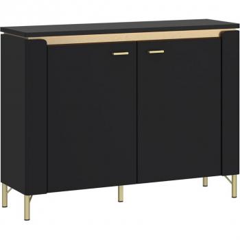 Höffner Softclose Sideboard schwarz