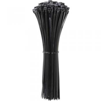 Serre-câble noir stabilisé aux UV 450 mm 100 pcs