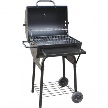 Grill de Carbón Total Black con Tapa y Termostato El Gaucho Texas