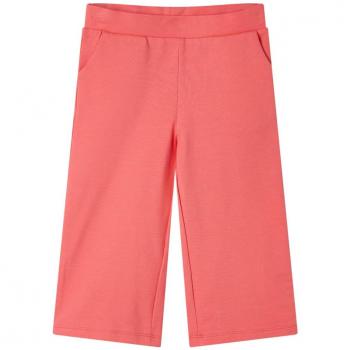 Pantalon à jambes larges corail pour enfants taille 128