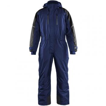 Overo de trabajo en frío, con capucha y mangas largas, diseño marine/negro, talla 44c, código 6785