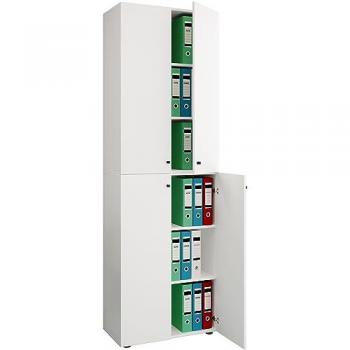 VCM my office 2XL Aktenschrank Lona grau/weiß mit 4 Fachböden