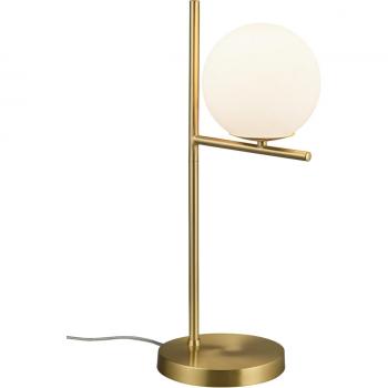 Trio lampe de table Pure 52 x 18 cm laiton/verre 1 kg or/blanc