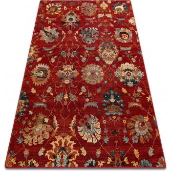 Tapis luxueux rouge latica en laine 200×300 cm