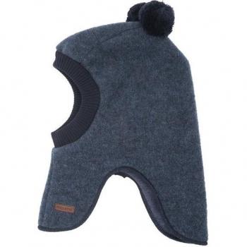 Unisex Blue Wool Balaclava for Kids by Maximo