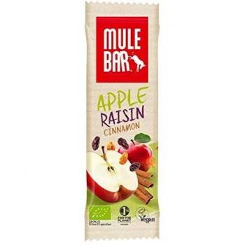 Barre énergétique Pomme Cannelle Raisin BIO VEGAN Mulebar 40g