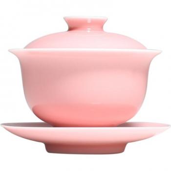 Pink Teaware Gaiwan for Tea Ceremony
