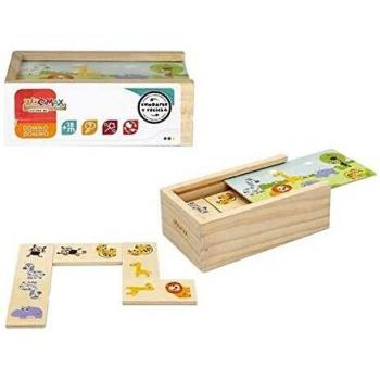 Dominos Naturel Woomax Bois 8x5x14 cm