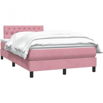 Letto Box Spring Rosa Candeletti 120x220