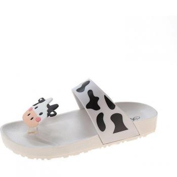 Tongs d'intérieur vache