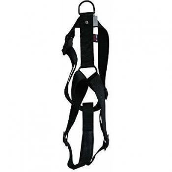Harnais nylon réglable 25‑70/90 cm noir – Martin‑Sellier