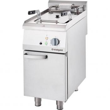 Edelstahl Elektro-Fritteuse 15L silber