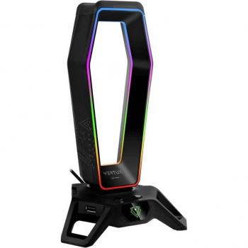 Soporte para Auriculares Vertux Hexarack con Iluminación RGB y Sonido 7.1