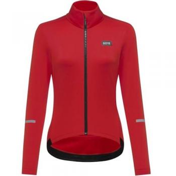 Maillot GOREWEAR Progress Thermo Cyclisme Rouge Bordeaux Femme Taille L