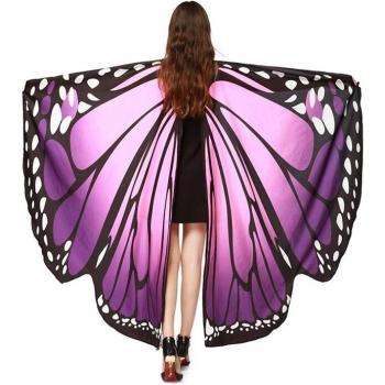 Women's Rainbow Butterfly Wings