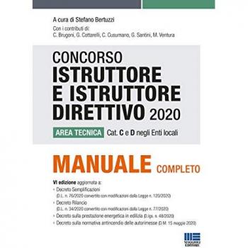 Concorso istruttore e istruttore direttivo. Area tecnica cat. C e D negli Enti locali