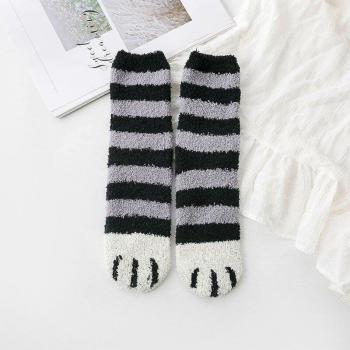 Thick Warm Coral Fleece Tube Socks