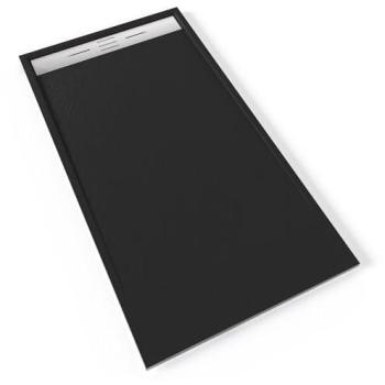 Receveur de douche design Noir aspect ardoise 90 x 170 cm