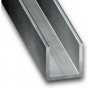 PERFIL U ALUMINIO BRUTO 15X15X1.5MM INTERIOR 12MM 1M