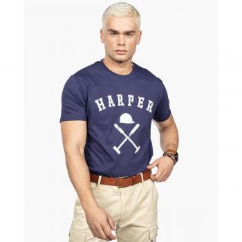 Camiseta con dibujo frontal Harper & Neyer