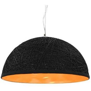 Designer Pendelleuchte Schwarz-Gold Ø50 cm E27