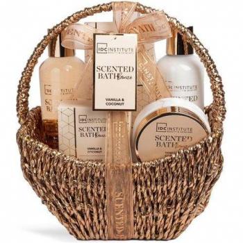 Golden Bronze Bath Fragrance Basket Set