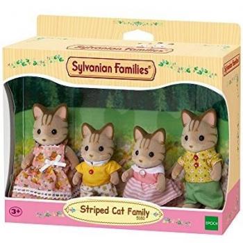 Sylvanian Families – 5180 – Famille Chat Tigre – Mini Poupée