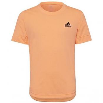 T-shirt adidas New York Freelift manches courtes orange 13-14 ans