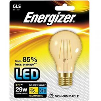Energizer LED Gold Filament Bulb E27 3.7W Warm White