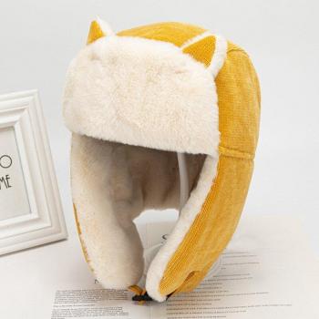 Winter Earmuff Cat Ear Hat for Women