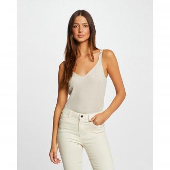 Morgan Top 232-DANIEL Écru Slim Fit
