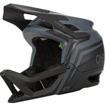 Oneal Transition Flash Downhill Helm – Schwarzer Grau‑Ton, Herren, L