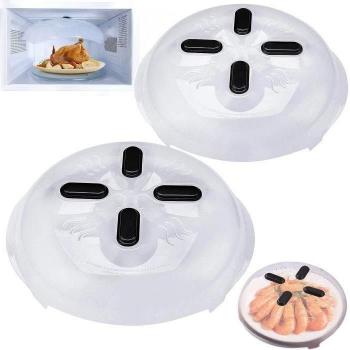 Coperchio microonde trasparente 30x30x8 cm
