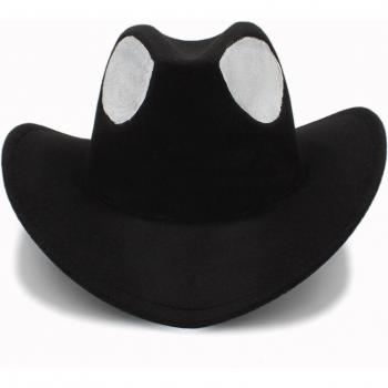 Women's Hand Painted Wool Cowboy Hat