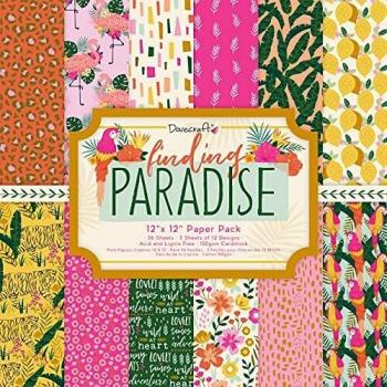 Papier Décoratif Dovecraft Finding Paradise – 30,5 × 30,5 cm