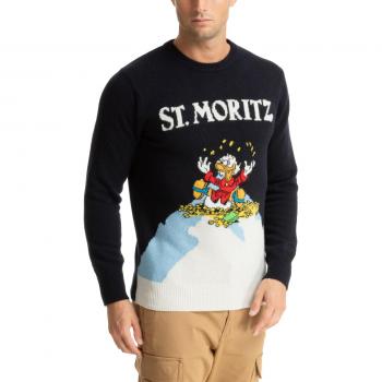 MC2 Saint Barth Multicolor Logo Sweater for Men