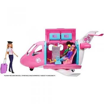 Barbie Mobilier Avion de Rêve et Poupée pour Enfant