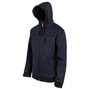 Cazadora Soft Shell Bicolor con Capucha Ajustable Velilla 206007