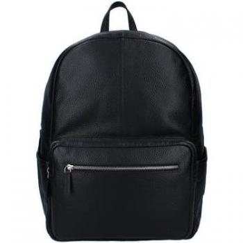 Kidzroom Wickelrucksack Care‑Kollektion, schwarzer Premium-Leder