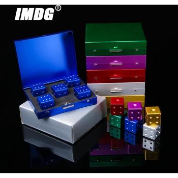 5pcs Colorful Metal Dice in Square Box